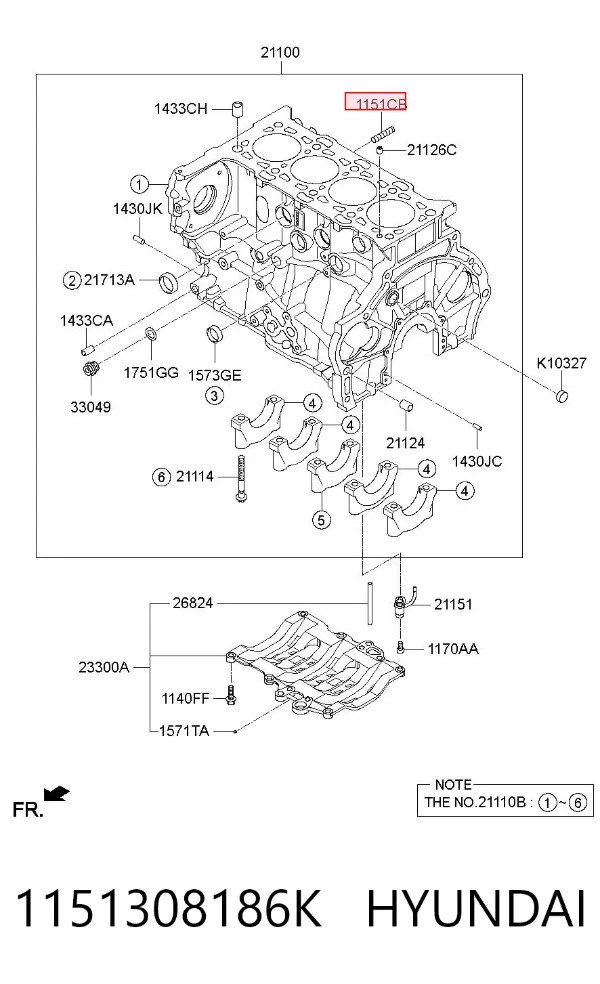  1151308186K Hyundai/Kia