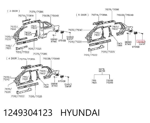  1249304123 Hyundai/Kia