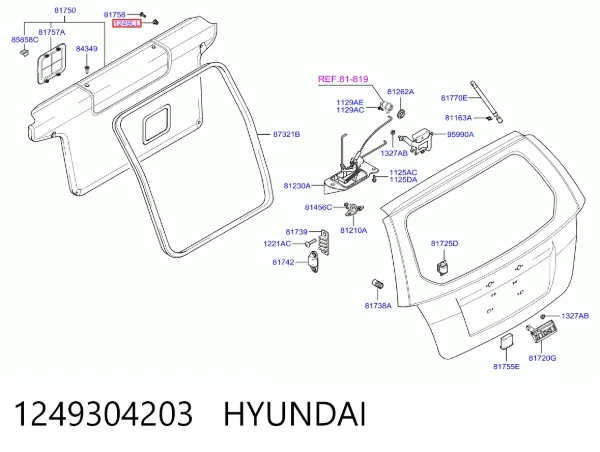  1249304203 Hyundai/Kia