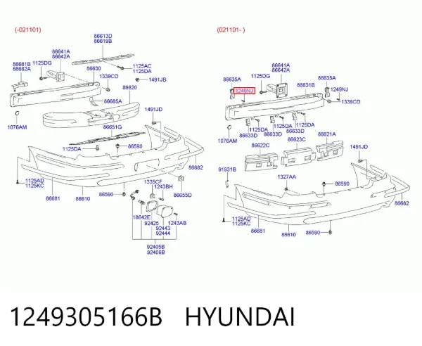  1249305166B Hyundai/Kia