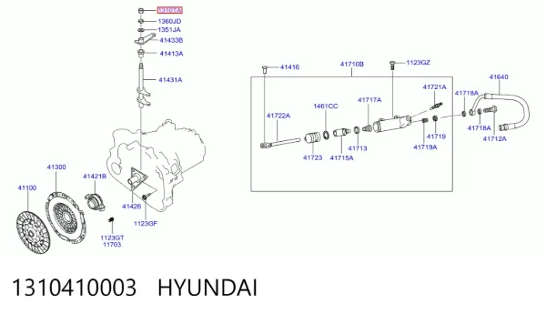  1310410003 Hyundai/Kia