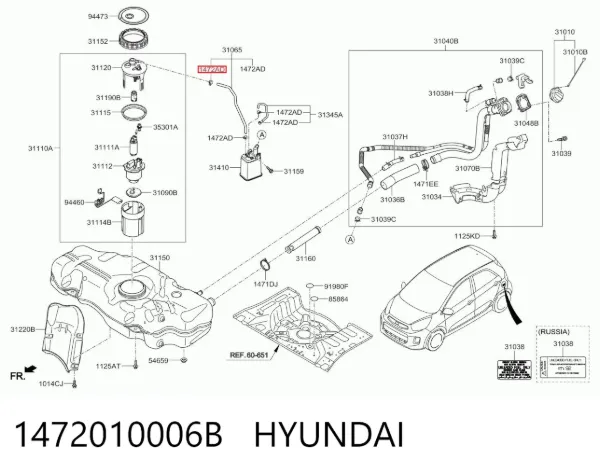  1472010006B Hyundai/Kia