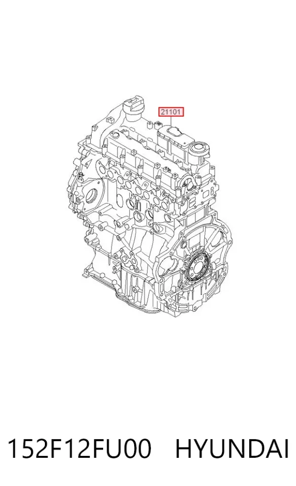 Двигатель 152F12FU00 Hyundai/Kia