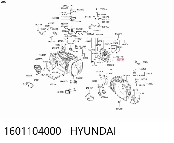  1601104000 Hyundai/Kia