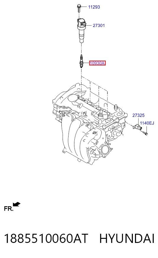 Свечи зажигания 1885510060AT Hyundai/Kia