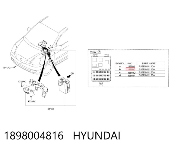  1898004816 Hyundai/Kia