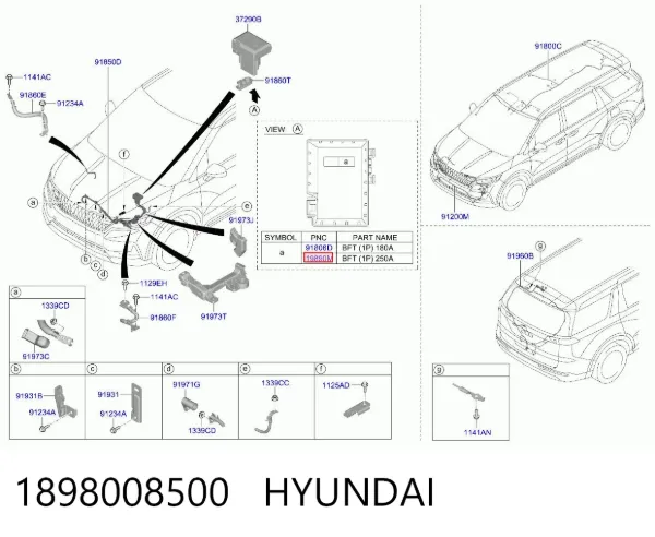  1898008500 Hyundai/Kia