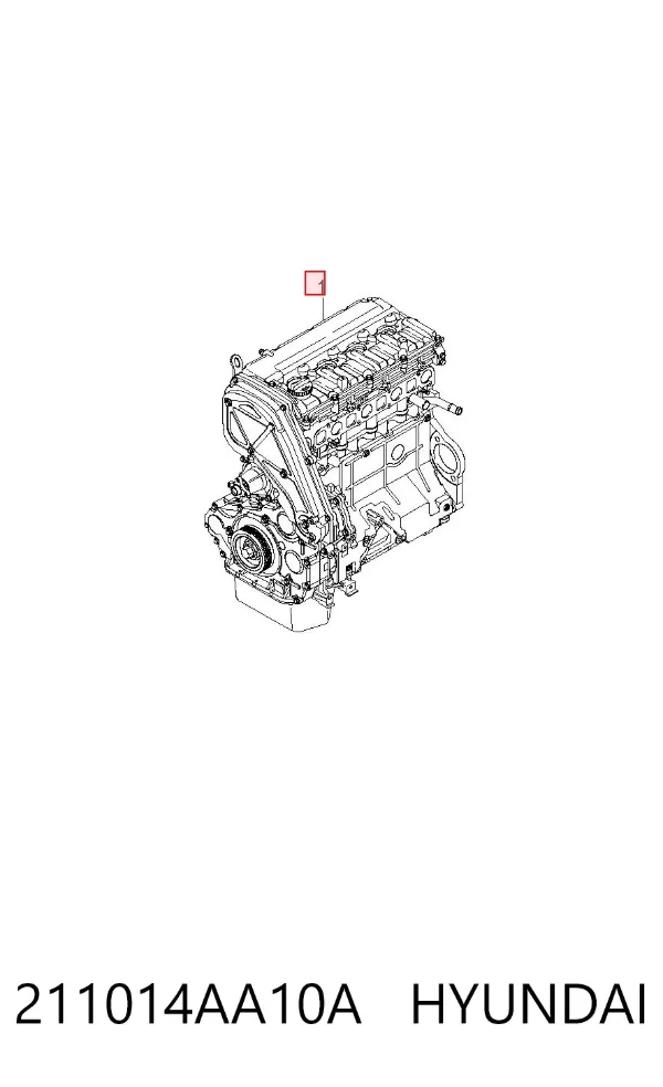 Двигатель 211014AA10A Hyundai/Kia