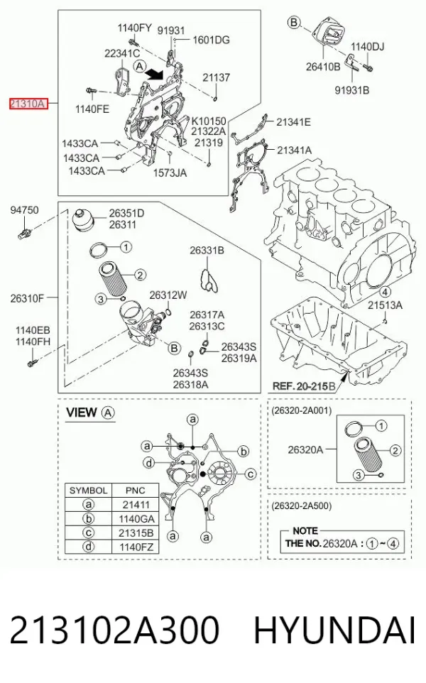  213102A300 Hyundai/Kia