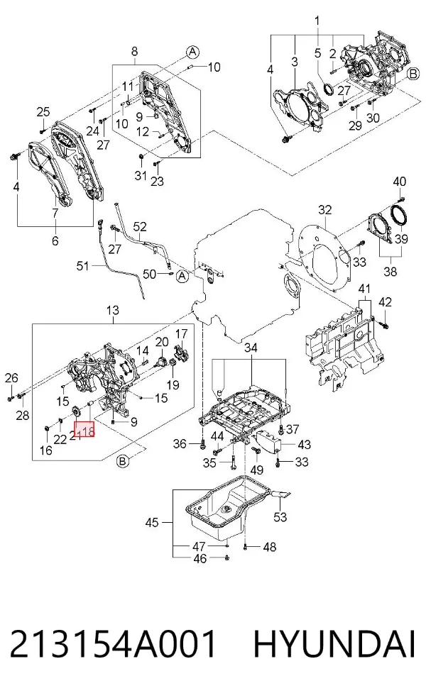  213154A001 Hyundai/Kia