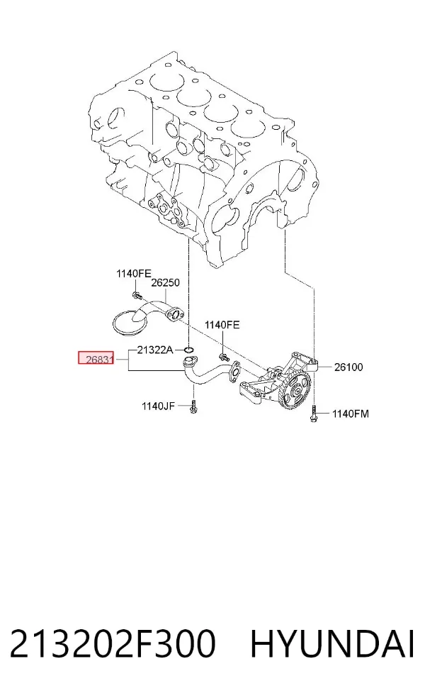  213202F300 Hyundai/Kia
