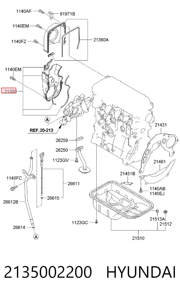  2135002200 Hyundai/Kia