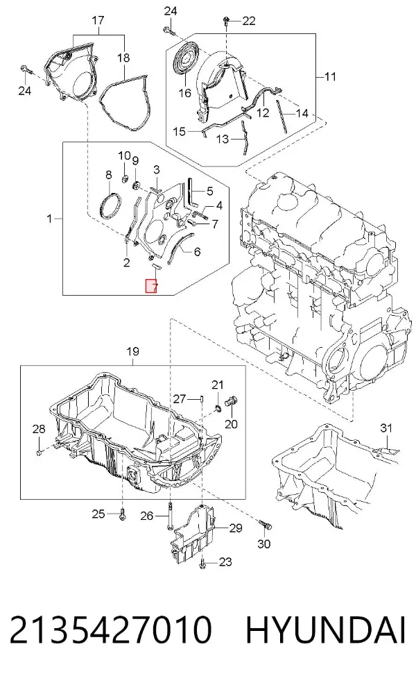  2135427010 Hyundai/Kia