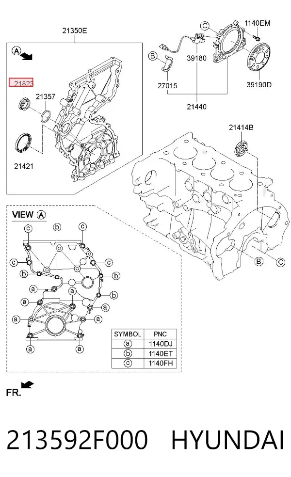  213592F000 Hyundai/Kia