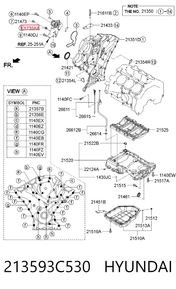  213593C530 Hyundai/Kia
