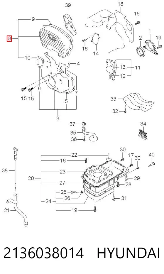  2136038014 Hyundai/Kia