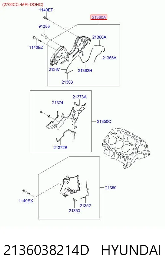  2136038214D Hyundai/Kia