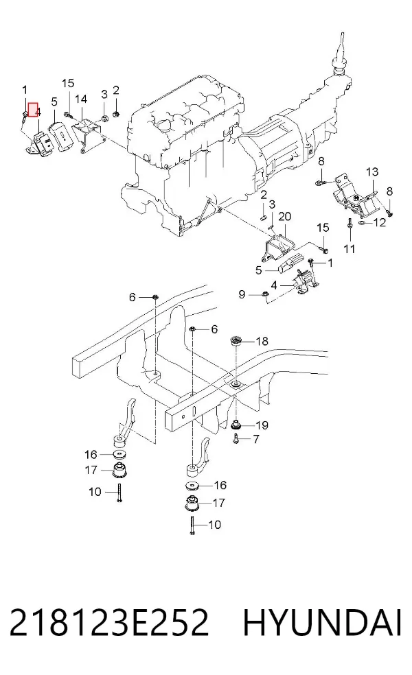  218123E252 Hyundai/Kia