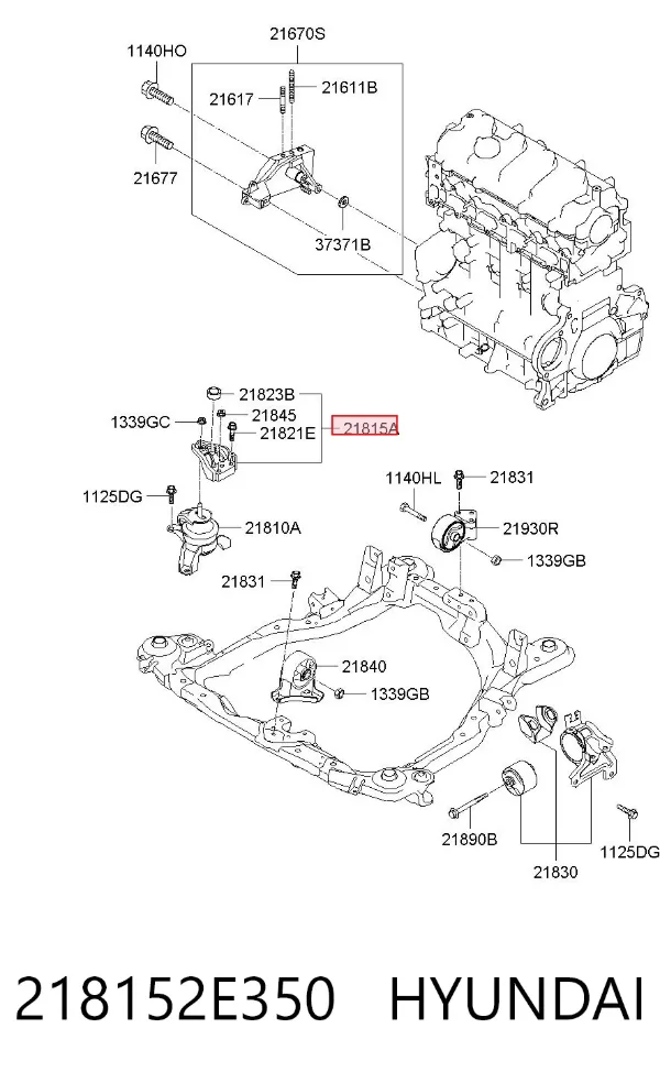  218152E350 Hyundai/Kia