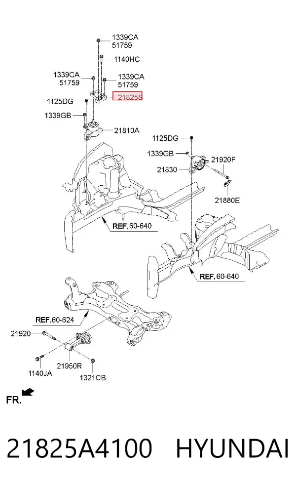  21825A4100 Hyundai/Kia