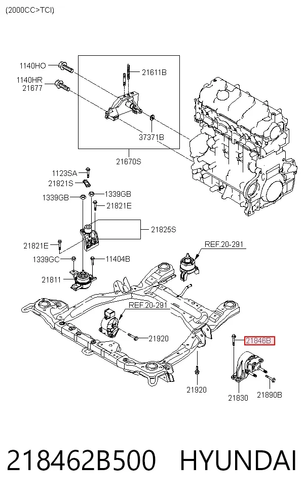  218462B500 Hyundai/Kia
