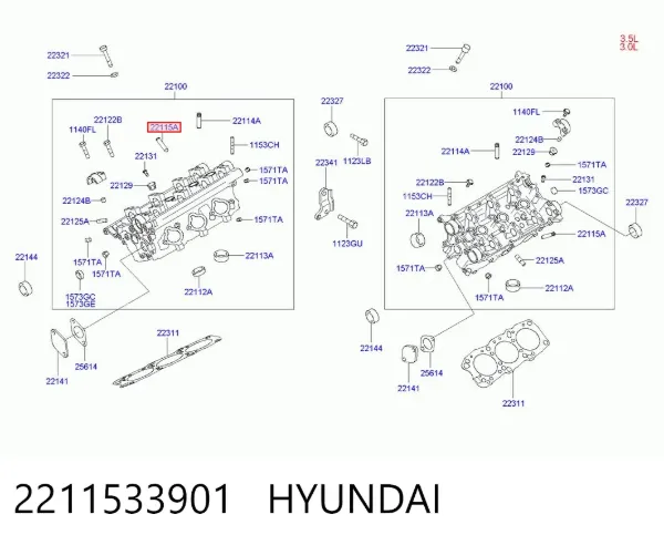  2211533901 Hyundai/Kia