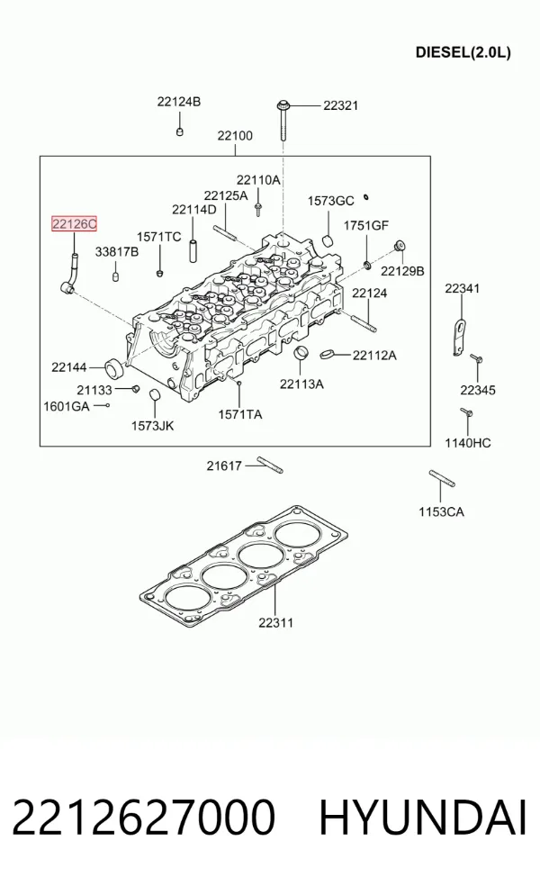  2212627000 Hyundai/Kia