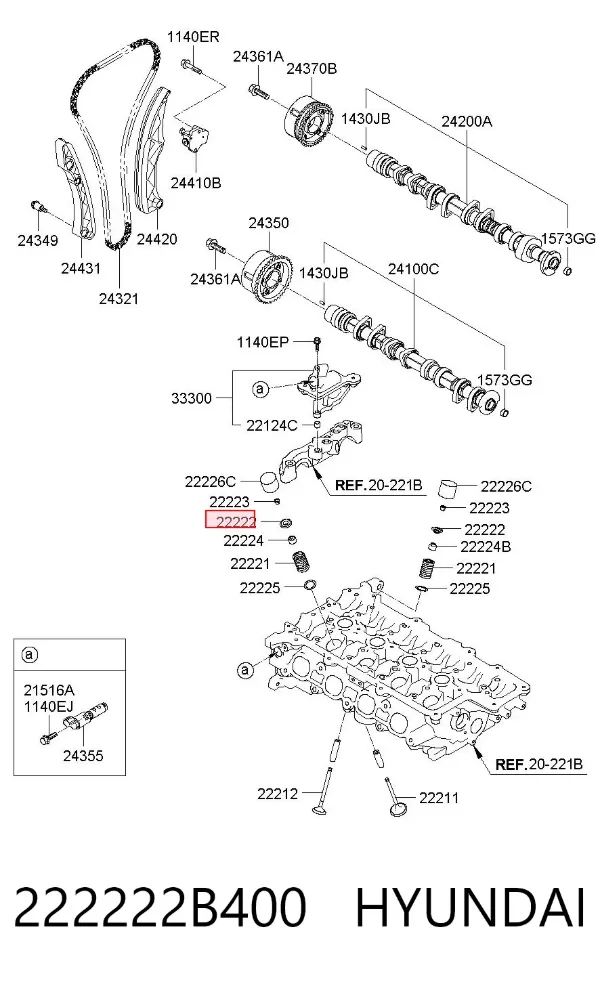  222222B400 Hyundai/Kia