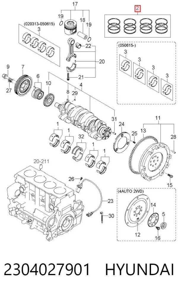 2304027901 Hyundai/Kia