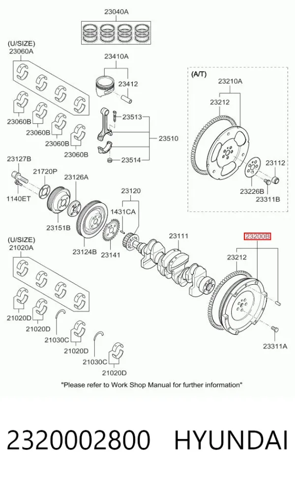 Маховик Hyundai I10 PA