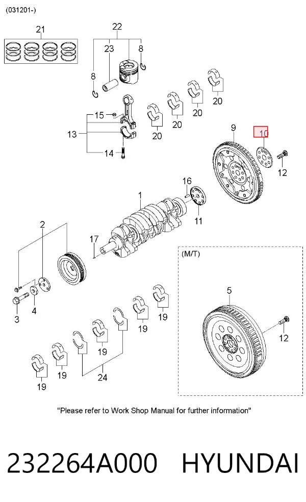  232264A000 Hyundai/Kia