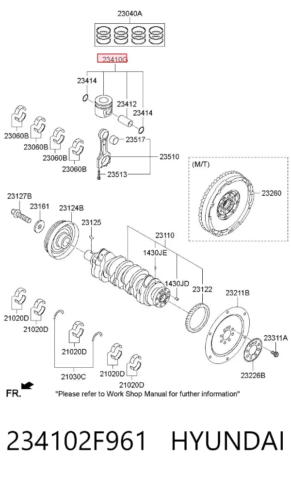  234102F961 Hyundai/Kia