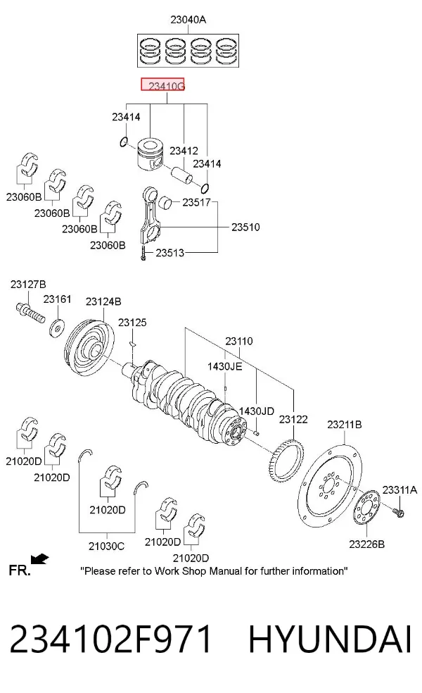  234102F971 Hyundai/Kia