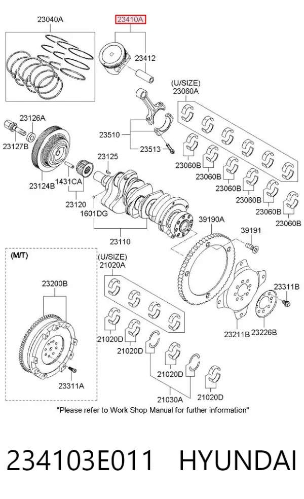  234103E011 Hyundai/Kia
