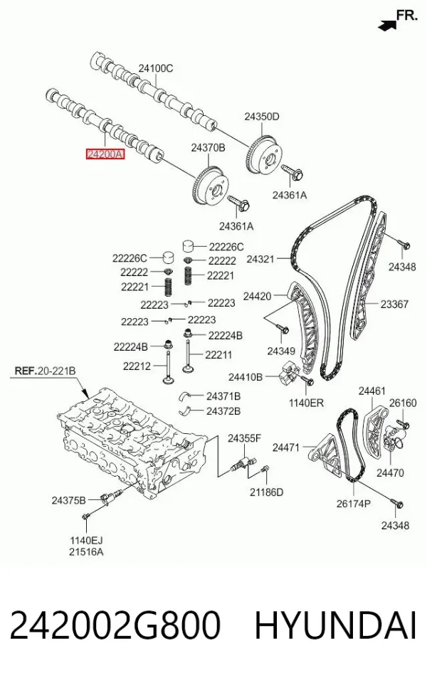  242002G800 Hyundai/Kia