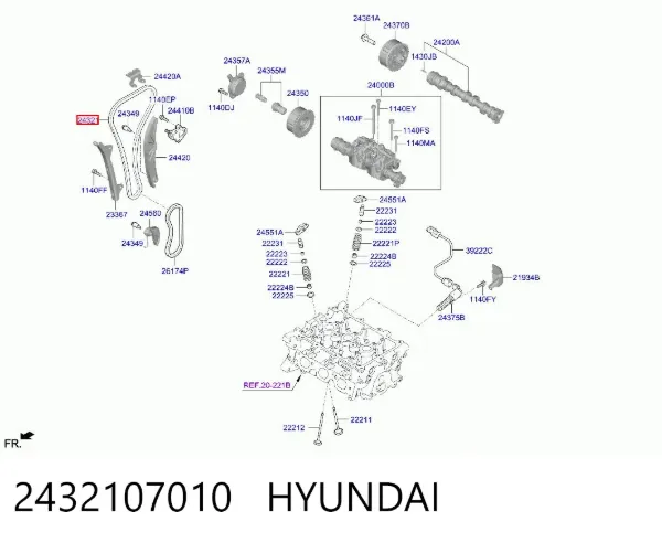  2432107010 Hyundai/Kia