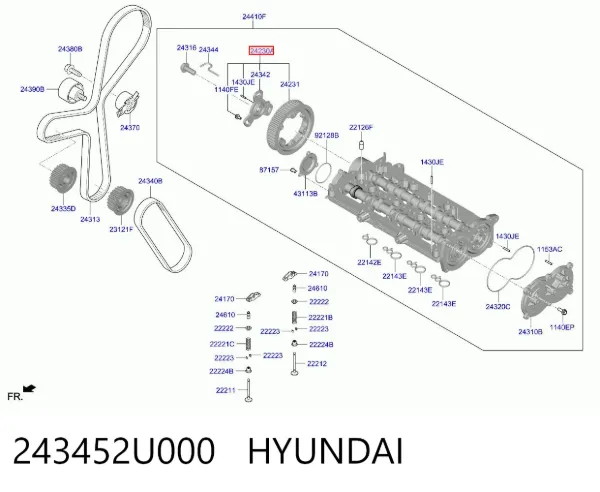  243452U000 Hyundai/Kia