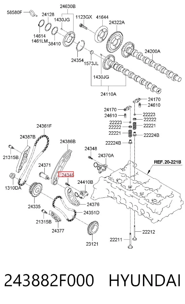  243882F000 Hyundai/Kia