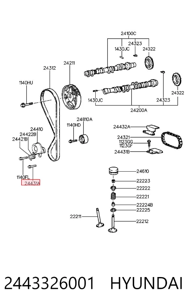  2443326001 Hyundai/Kia