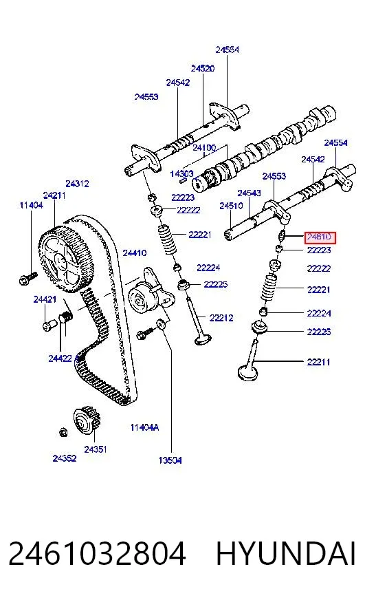Гидрокомпенсатор 2461032804 Hyundai/Kia