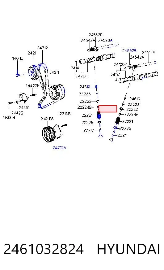 Гидрокомпенсатор 2461032824 Hyundai/Kia