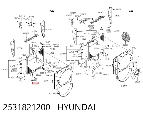  2531821200 Hyundai/Kia
