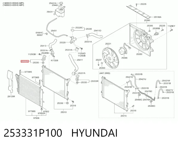  253331P100 Hyundai/Kia