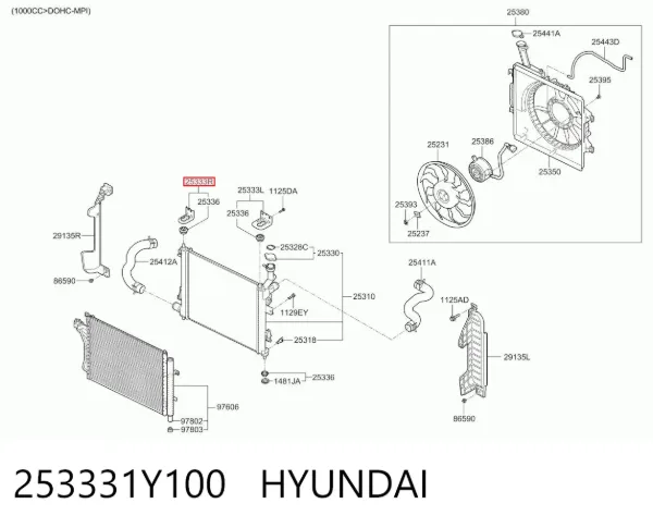  253331Y100 Hyundai/Kia