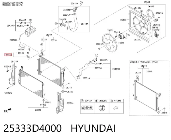  25333D4000 Hyundai/Kia
