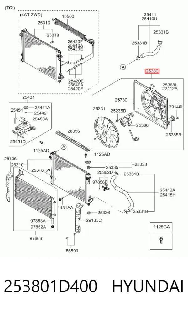  253801D400 Hyundai/Kia