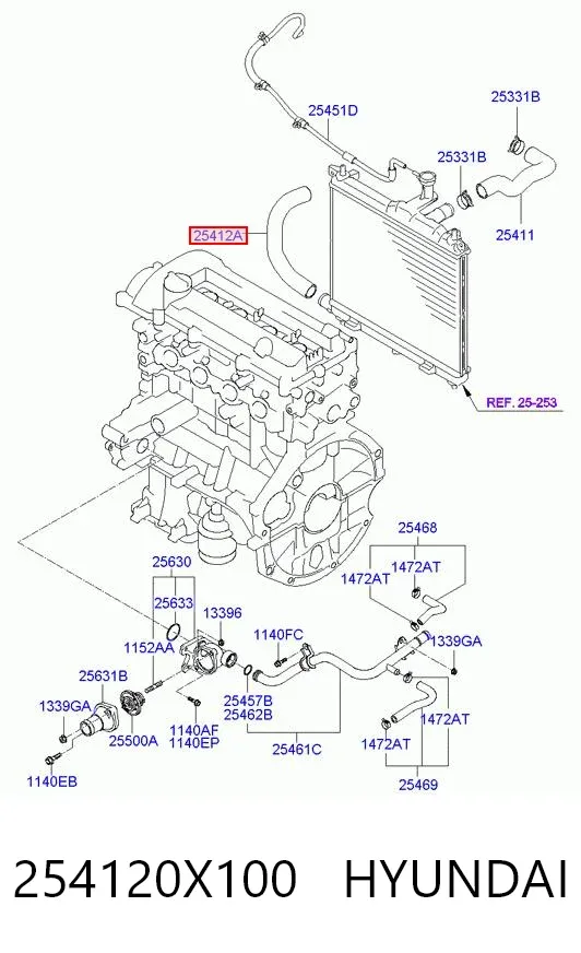  254120X100 Hyundai/Kia