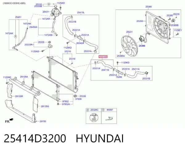  25414D3200 Hyundai/Kia