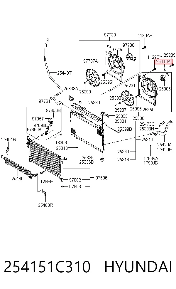  254151C310 Hyundai/Kia