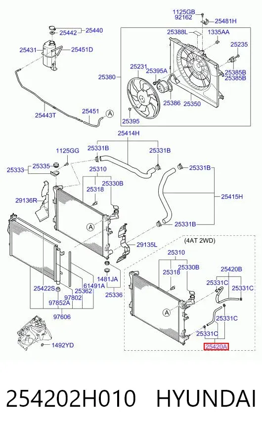  254202H010 Hyundai/Kia